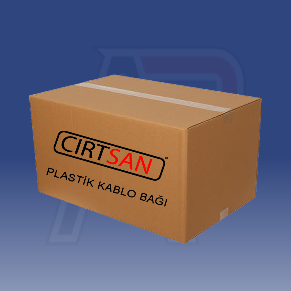 Cırtsan Plastik Kablo Bağı 4,8 x 400mm siyah - Koli